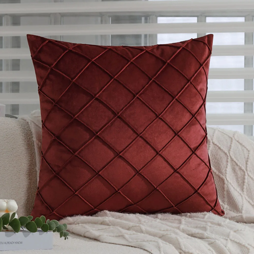 Funda de cojín decorativa de terciopelo suave, foto 4