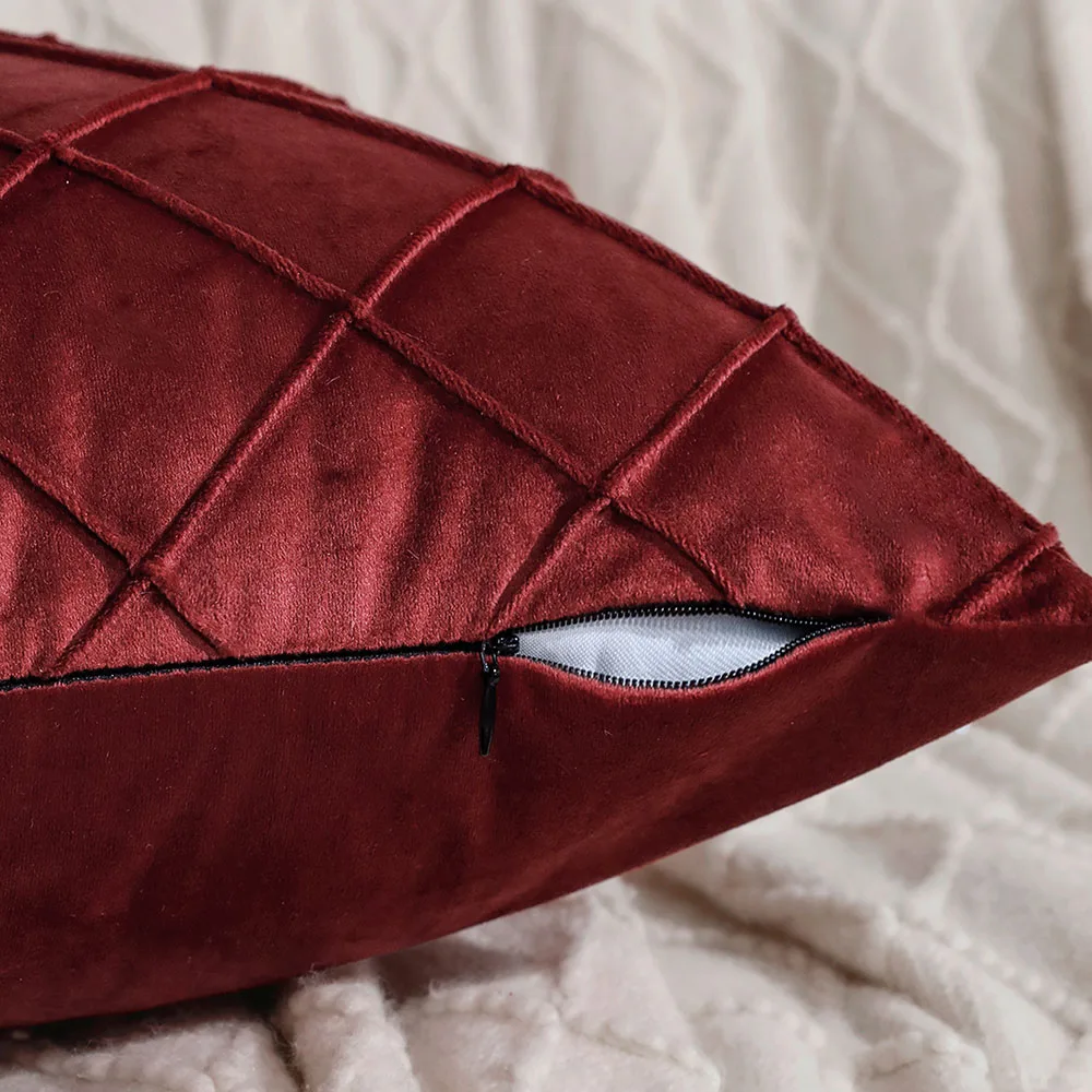 Funda de cojín decorativa de terciopelo suave, foto 5