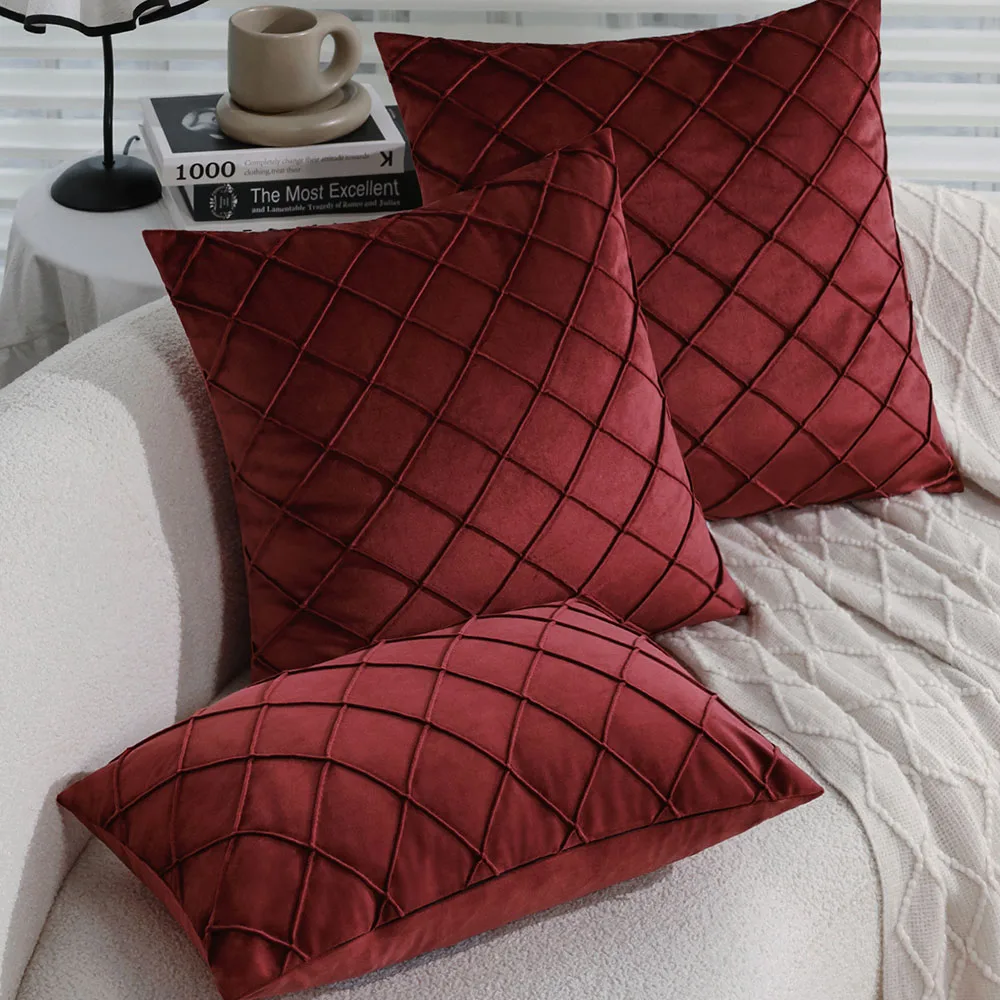 Funda de cojín decorativa de terciopelo suave, foto 3